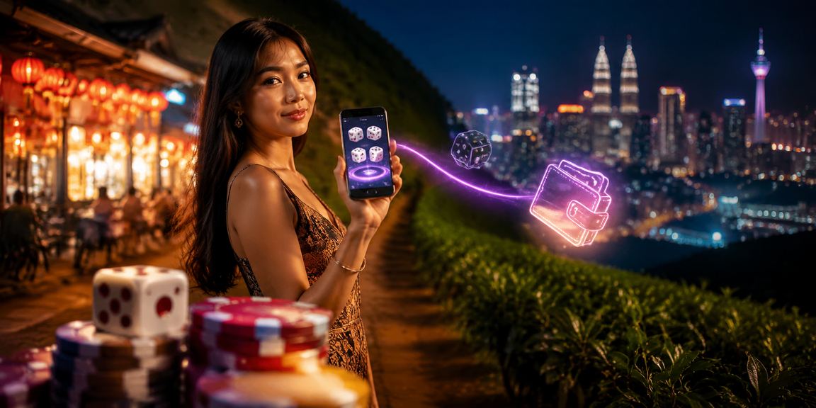 Permainan dadu kasino dalam talian h2r dengan sistem RNG yang adil