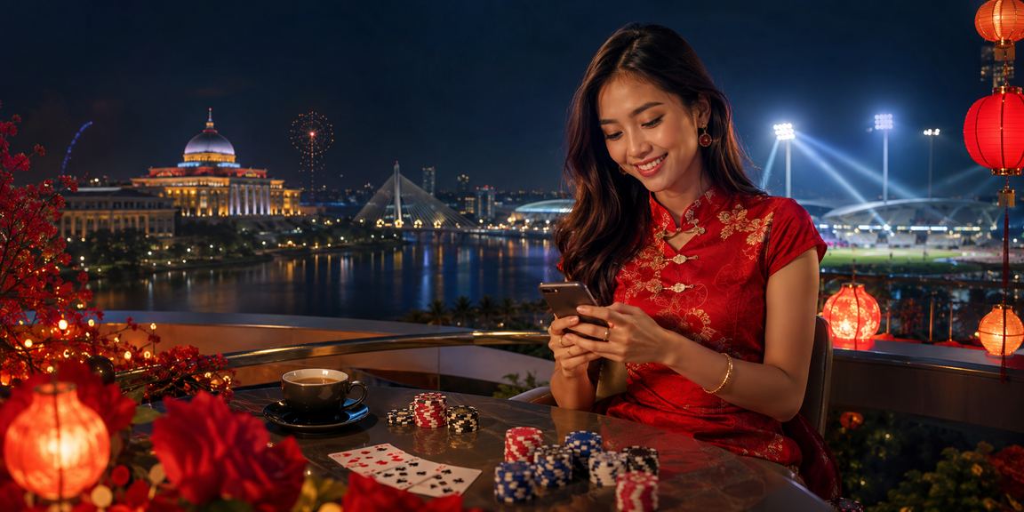 Pemain poker kasino h2r dalam sesi permainan di Putrajaya